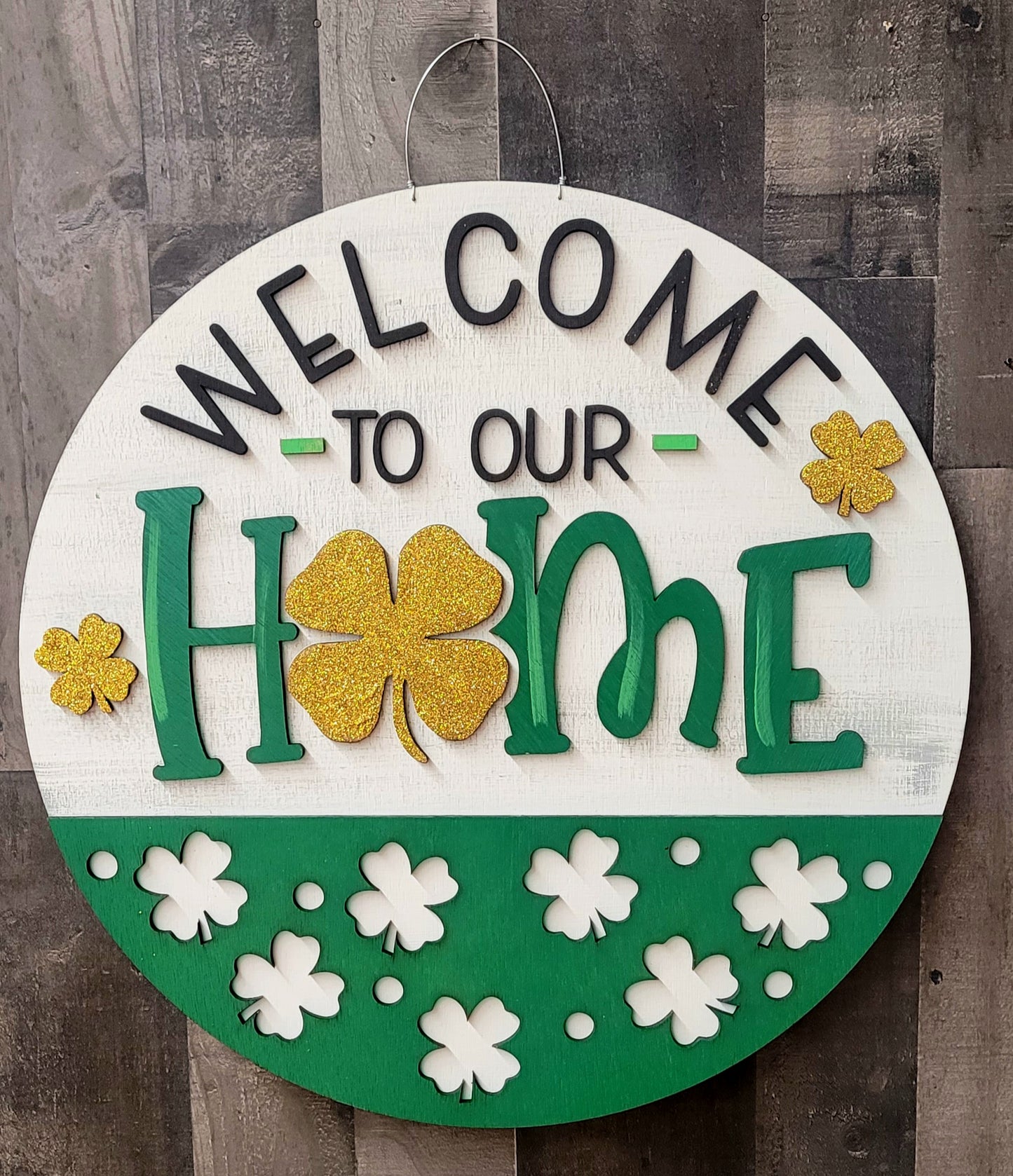 Layered Shamrock Home