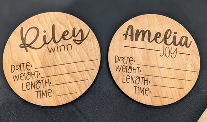 Birth Announcement Rounds