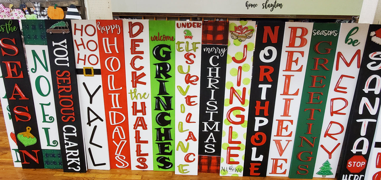 Front Porch Welcome Board