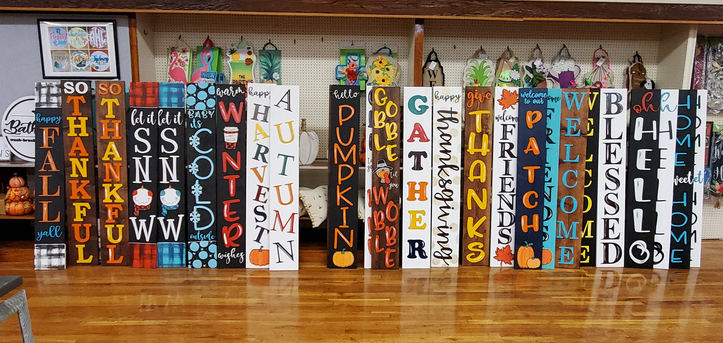Front Porch Welcome Board