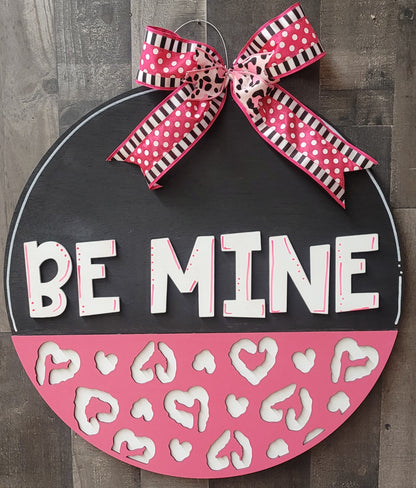 Be Mine Leopard Valentine